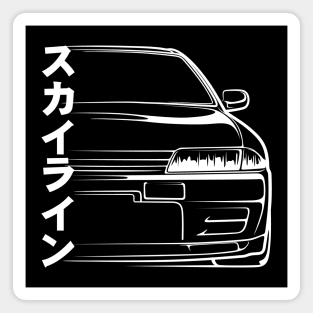 Skyline R32 GT-R Silhouette Magnet